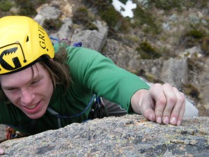 trad climbing
