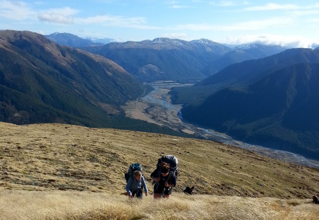 Hiking in Lewis Pass National Park New Zealand
