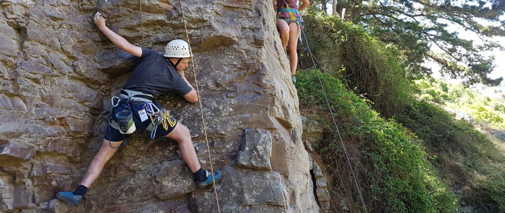 abseiling