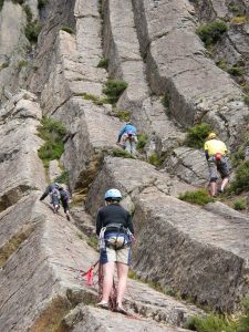 trad climbing course with oenz