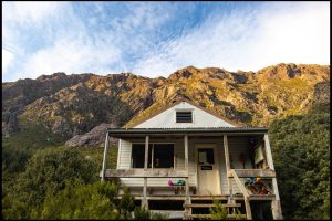 Trad climbing new zealand by Pinnacles Hut, Mt Somers