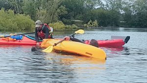rolling sea kayak training