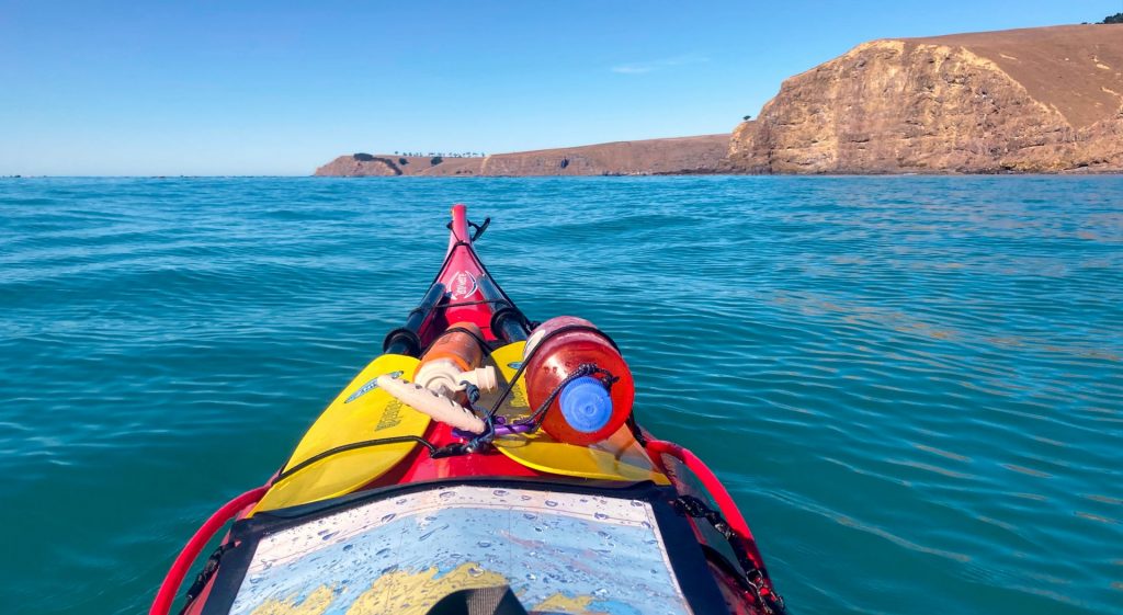 Sea kayaking near Christchurch