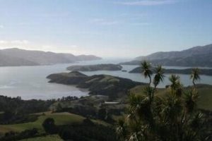 view of Lyttleton Harbour from Living Springs