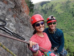 Multi-pitch climbing with oenz